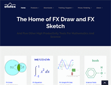 Tablet Screenshot of efofex.com